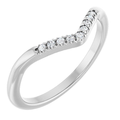 .07 CTW Natural Diamond French-Set Matching Band