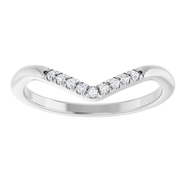 .07 CTW Natural Diamond French-Set Matching Band