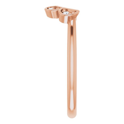 .03 CTW Natural Diamond Matching Band, 6.62 mm