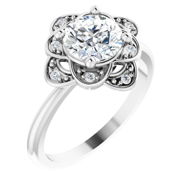.03 CTW Natural Diamond Matching Band, 6.62 mm
