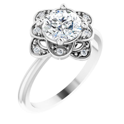 .03 CTW Natural Diamond Matching Band, 6.62 mm