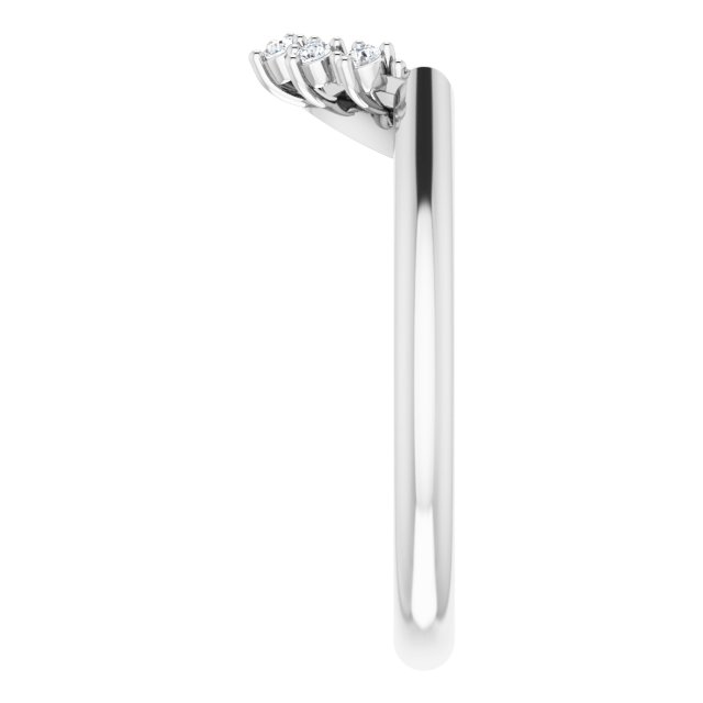 .08 CTW Natural Diamond Matching Band, 6.9 mm