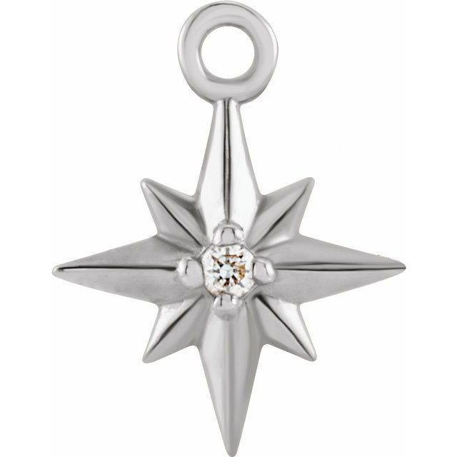 .005 CT Lab-Grown Diamond Star Dangle