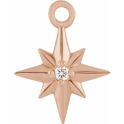 .005 CT Lab-Grown Diamond Star Dangle