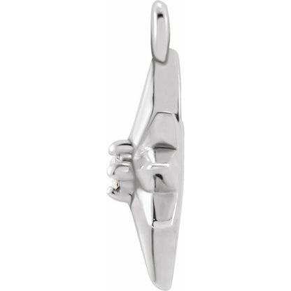 .005 CT Natural Diamond Star Dangle