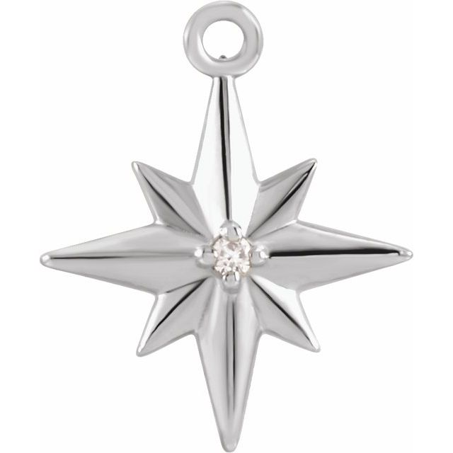 .005 CT Lab-Grown Diamond Star Dangle