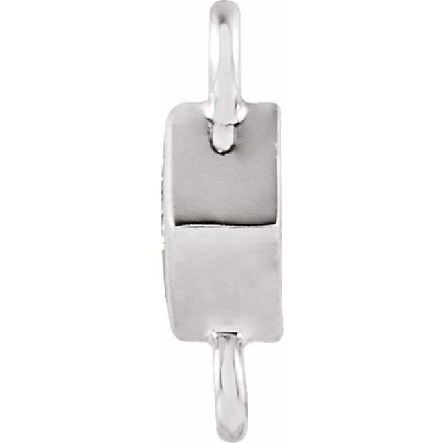 3/8 CT Lab-Grown Diamond Link, 7 mm x 7 mm