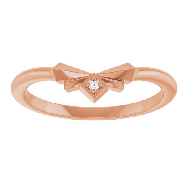 .0075 CT Natural Diamond Accented Contour Band