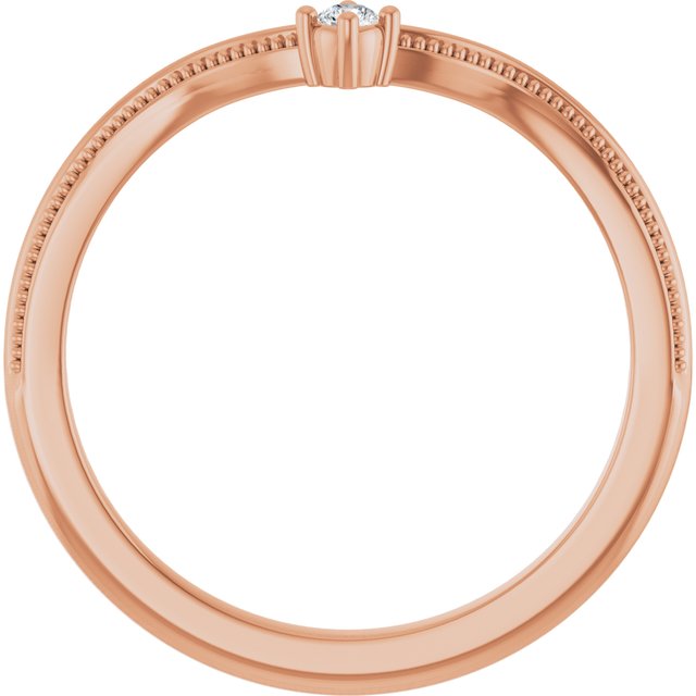 .03 CTW Natural Diamond Contour Band, 4.93 mm