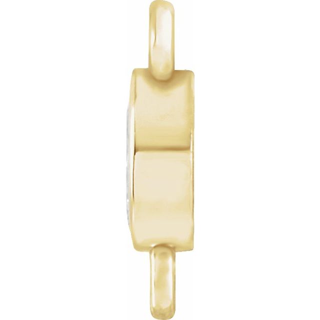 .05 CT Lab-Grown Diamond Link, 2.5 mm x 7.5 mm