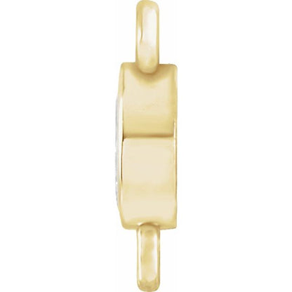 .05 CT Lab-Grown Diamond Link, 2.5 mm x 7.5 mm