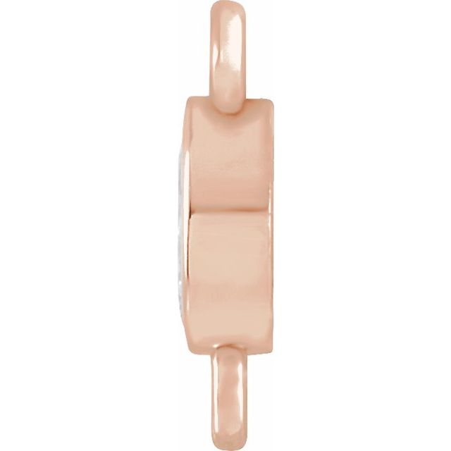 .05 CT Lab-Grown Diamond Link, 2.5 mm x 7.5 mm
