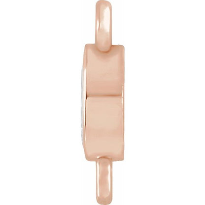 .05 CT Lab-Grown Diamond Link, 2.5 mm x 7.5 mm