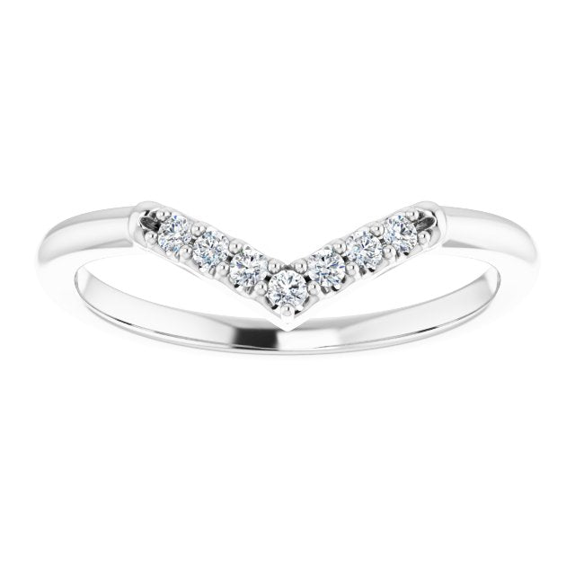 1/10 CTW Natural Diamond Matching Band, 6.81 mm