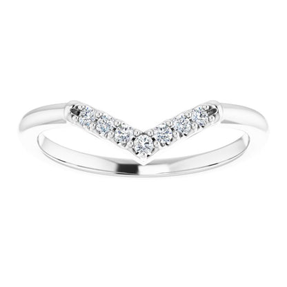 1/10 CTW Natural Diamond Matching Band, 6.81 mm