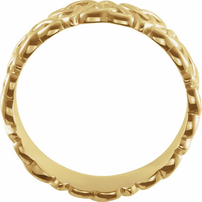 Celtic-Inspired Band, 6 mm (52208)