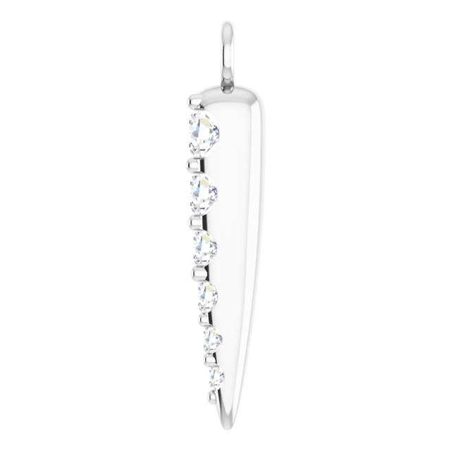 1/10 CTW Lab-Grown Diamond Spike Dangle