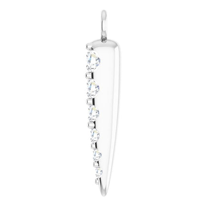 1/10 CTW Lab-Grown Diamond Spike Dangle