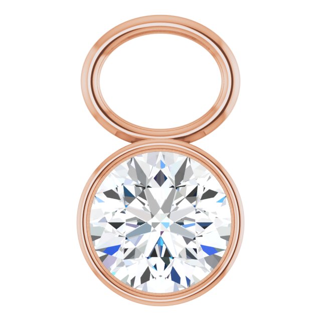 1/3 CT Natural Diamond Hoop Dangle, 6.52 mm x 11.06 mm