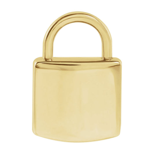 Engravable Lock Pendant