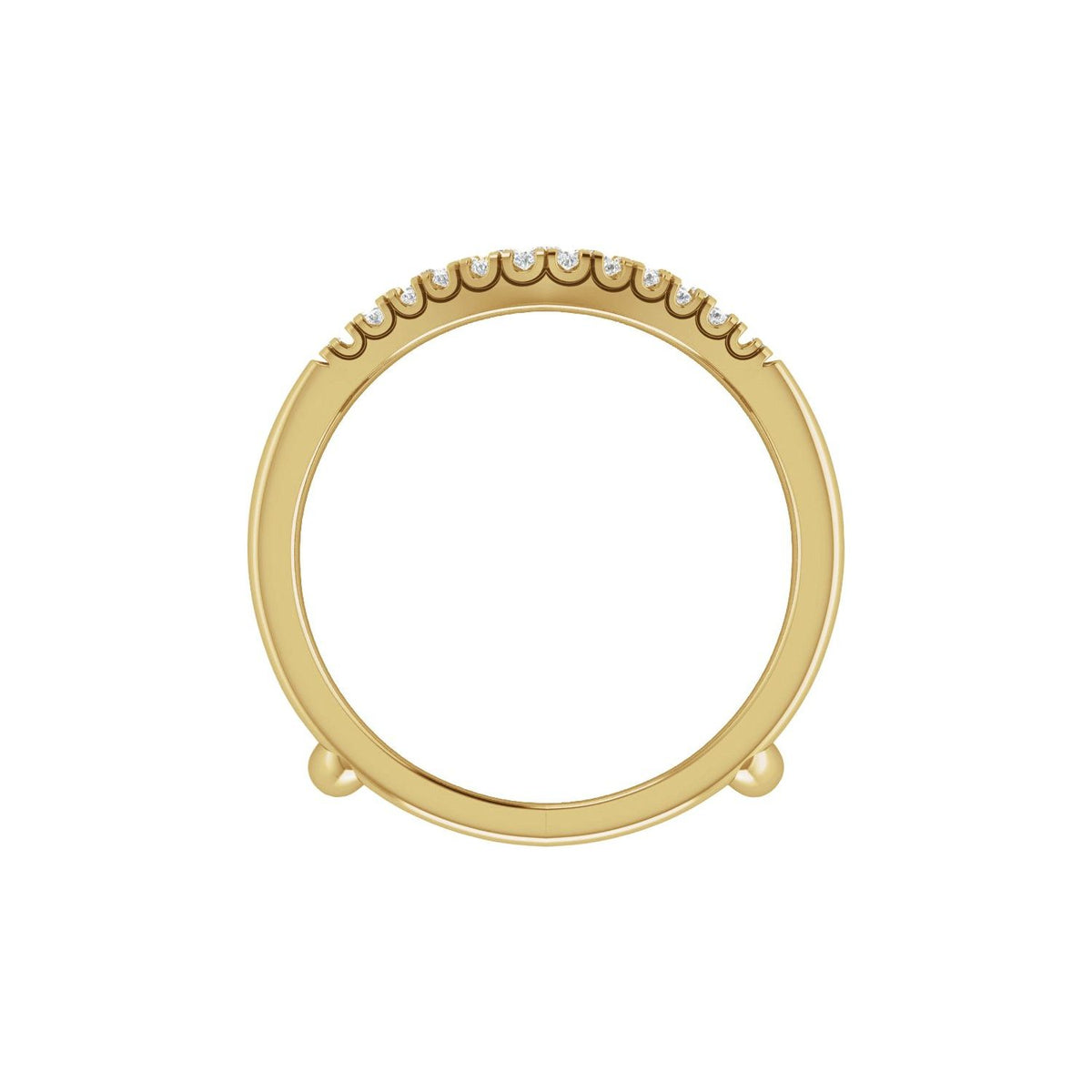 1/4 CTW Natural Diamond Ring Guard, Style 7