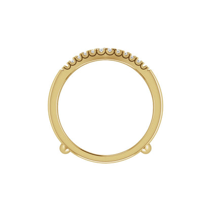 1/4 CTW Natural Diamond Ring Guard, Style 7