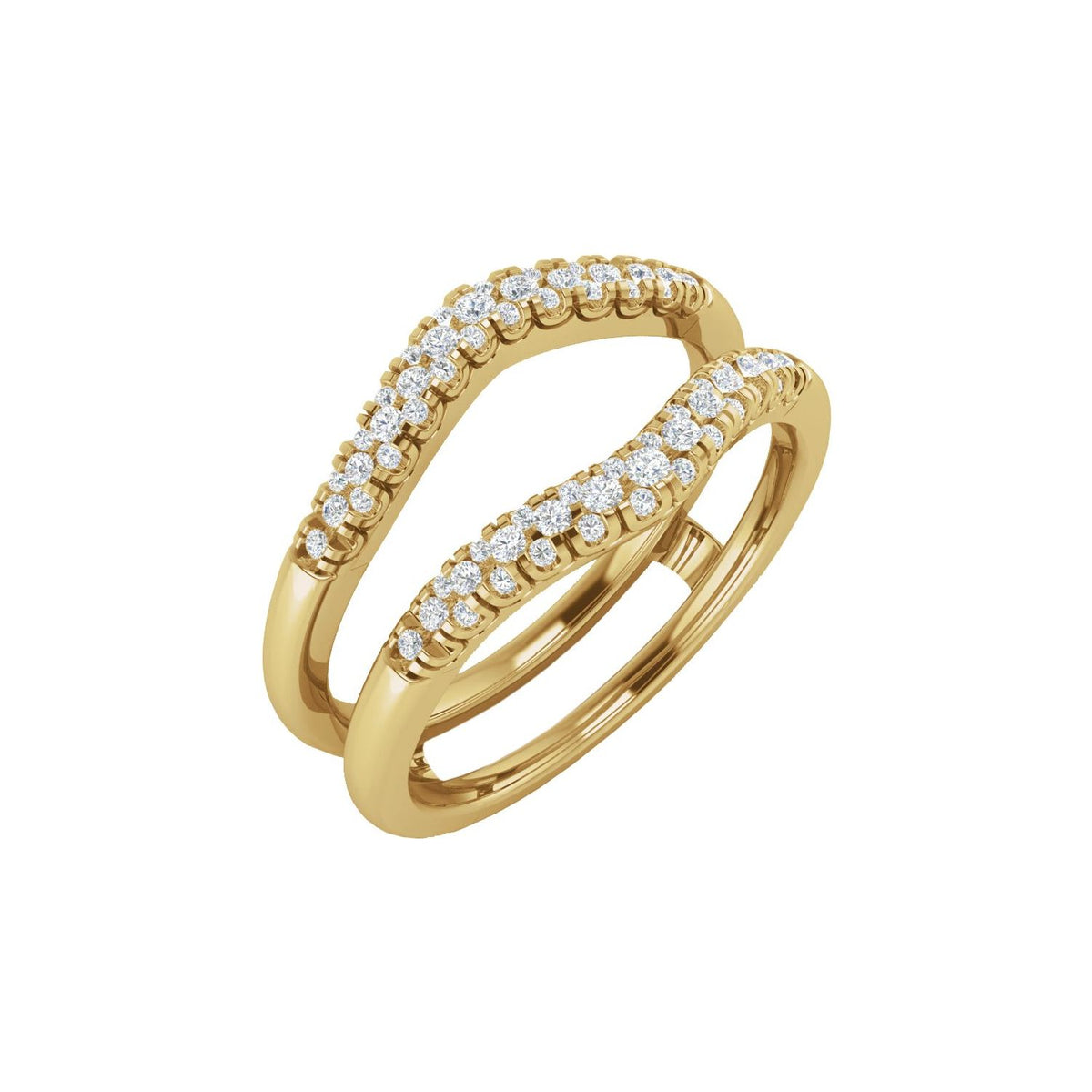 1/4 CTW Natural Diamond Ring Guard, Style 7