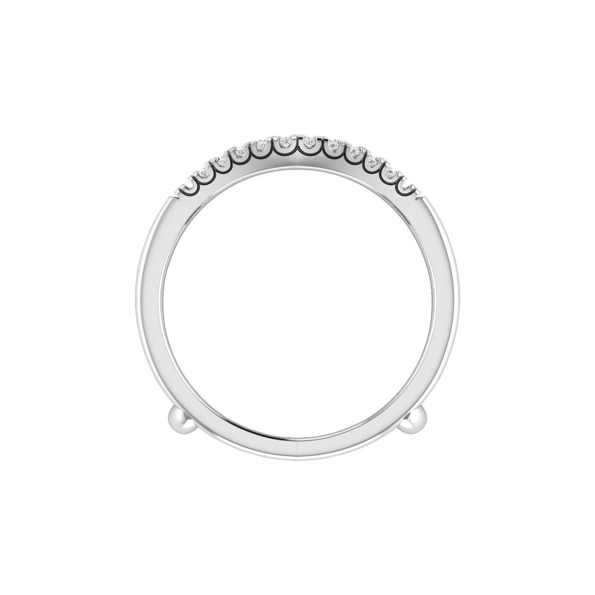1/4 CTW Natural Diamond Ring Guard, Style 7