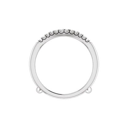 1/4 CTW Natural Diamond Ring Guard, Style 7