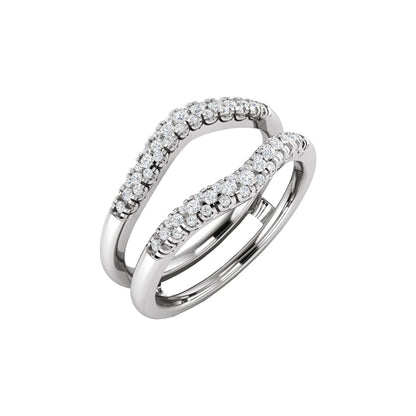 1/4 CTW Natural Diamond Ring Guard, Style 7