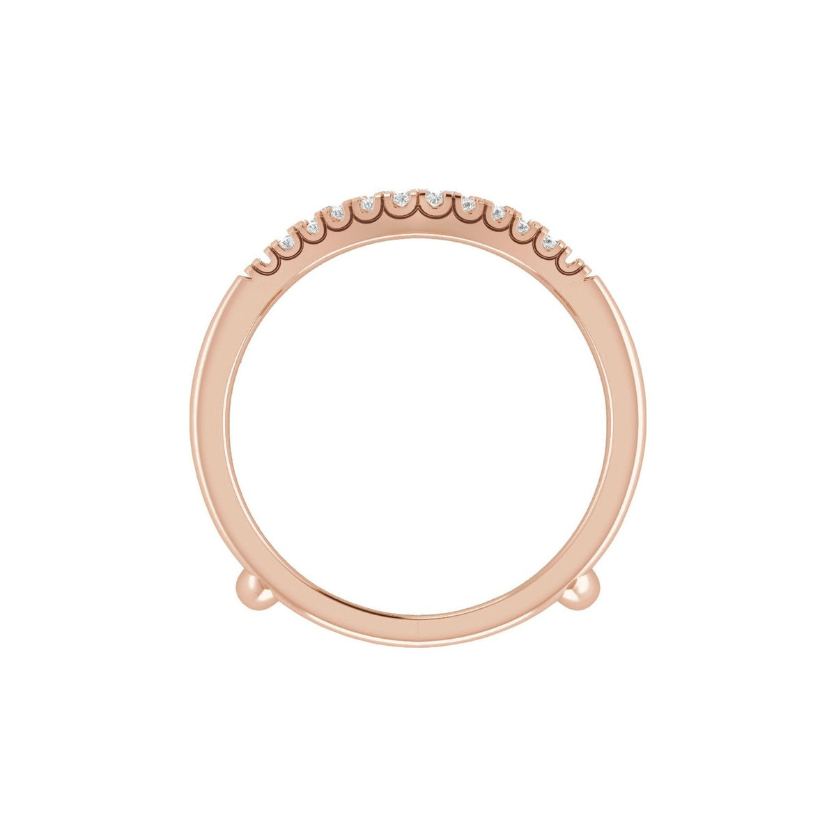 1/4 CTW Natural Diamond Ring Guard, Style 7