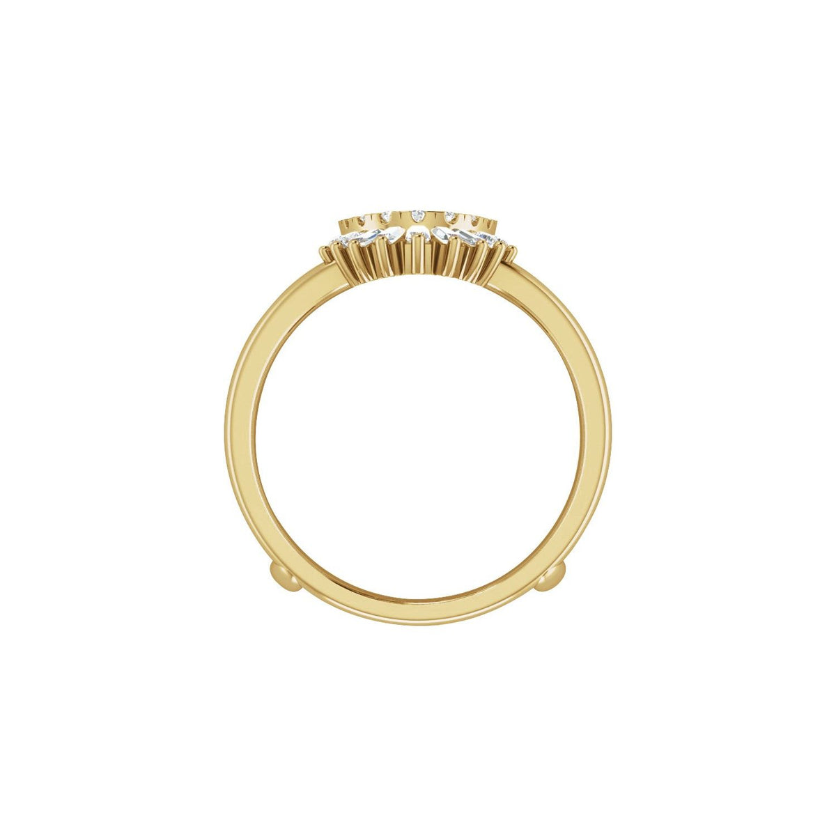 1/2 CTW Natural Diamond Ring Guard, Style 6