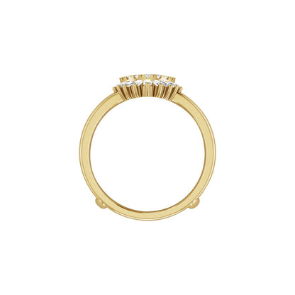 1/2 CTW Natural Diamond Ring Guard, Style 6