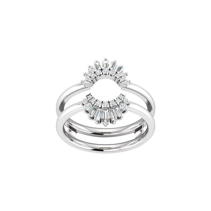 1/2 CTW Natural Diamond Ring Guard, Style 6