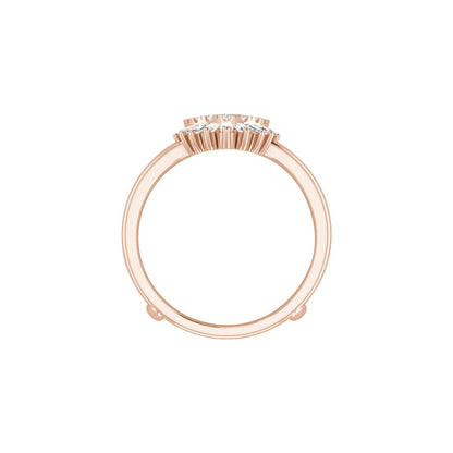 1/2 CTW Natural Diamond Ring Guard, Style 6