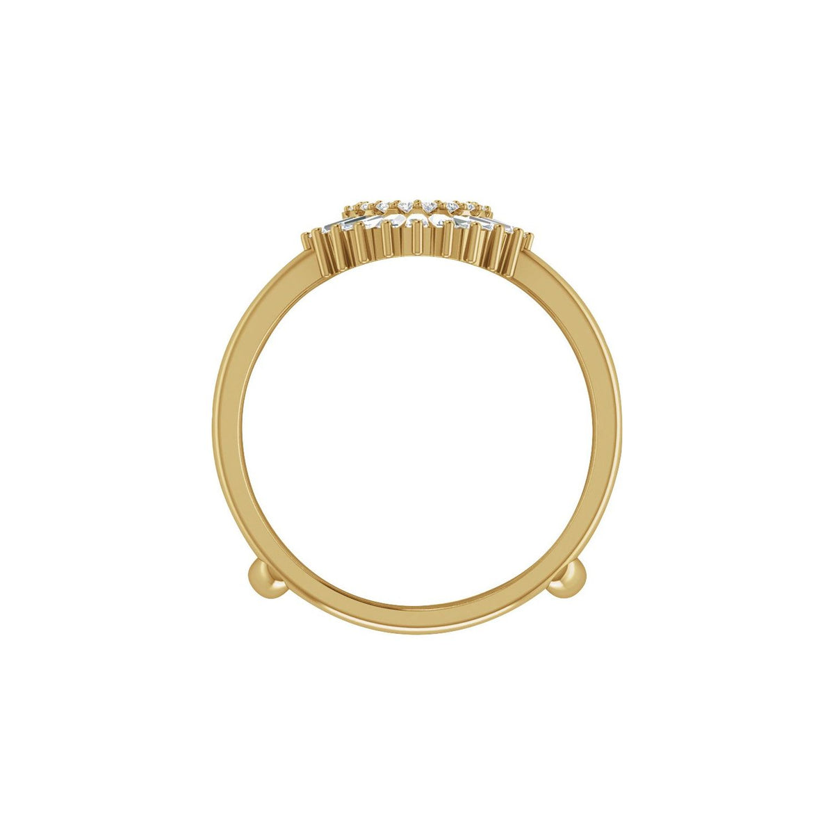 1/2 CTW Natural Diamond Ring Guard, Style 7