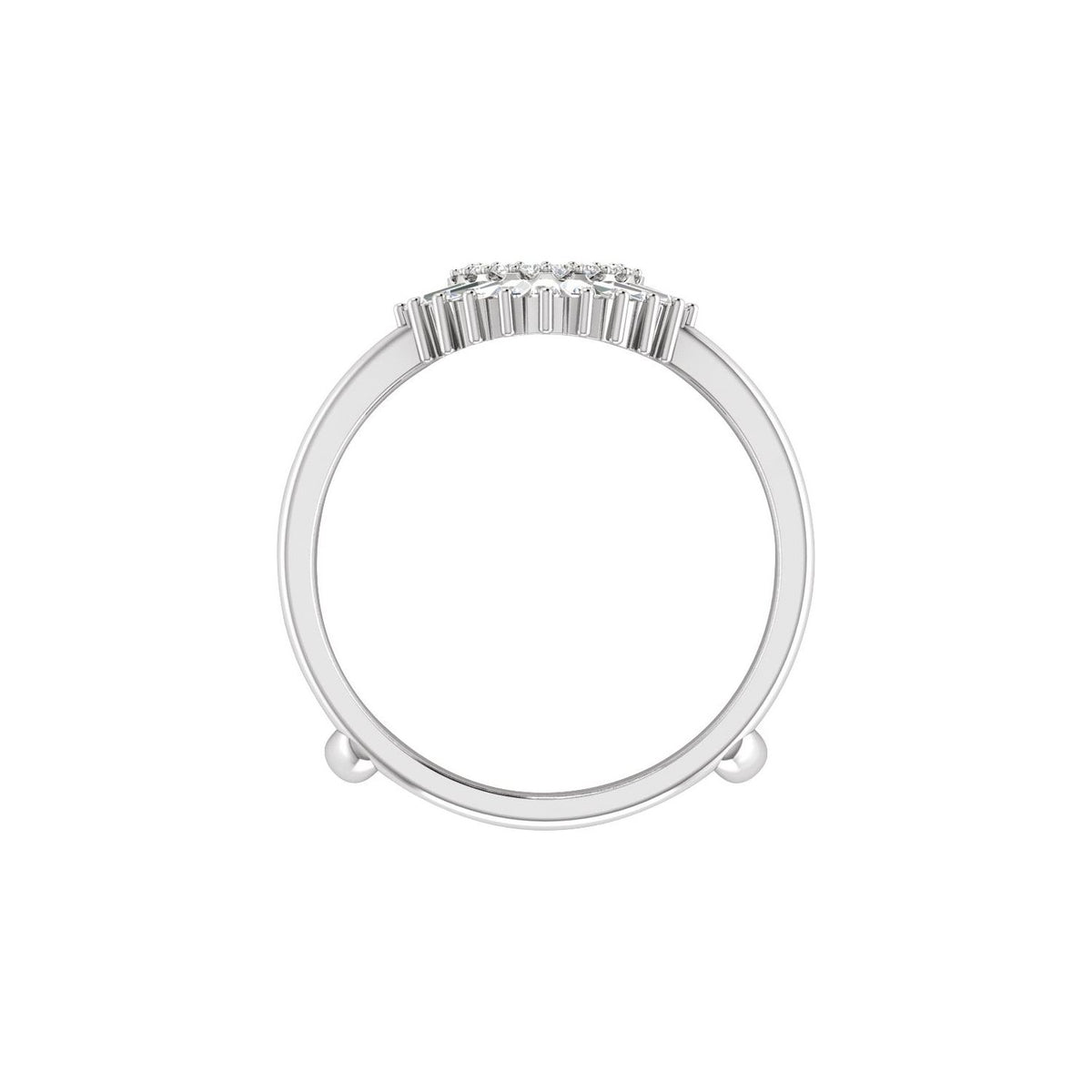1/2 CTW Natural Diamond Ring Guard, Style 7