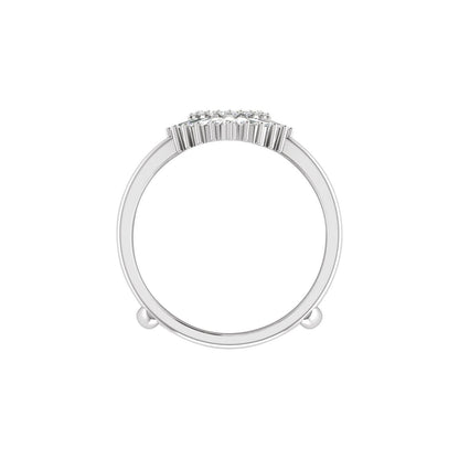 1/2 CTW Natural Diamond Ring Guard, Style 7