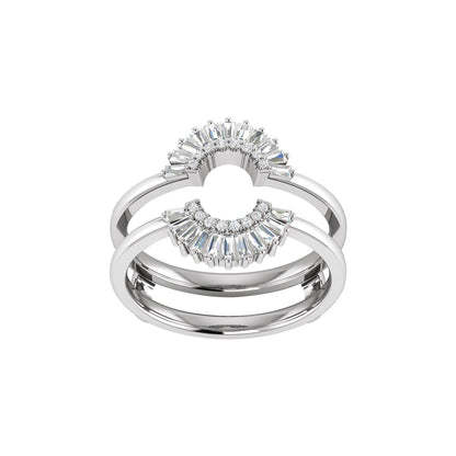 1/2 CTW Natural Diamond Ring Guard, Style 7