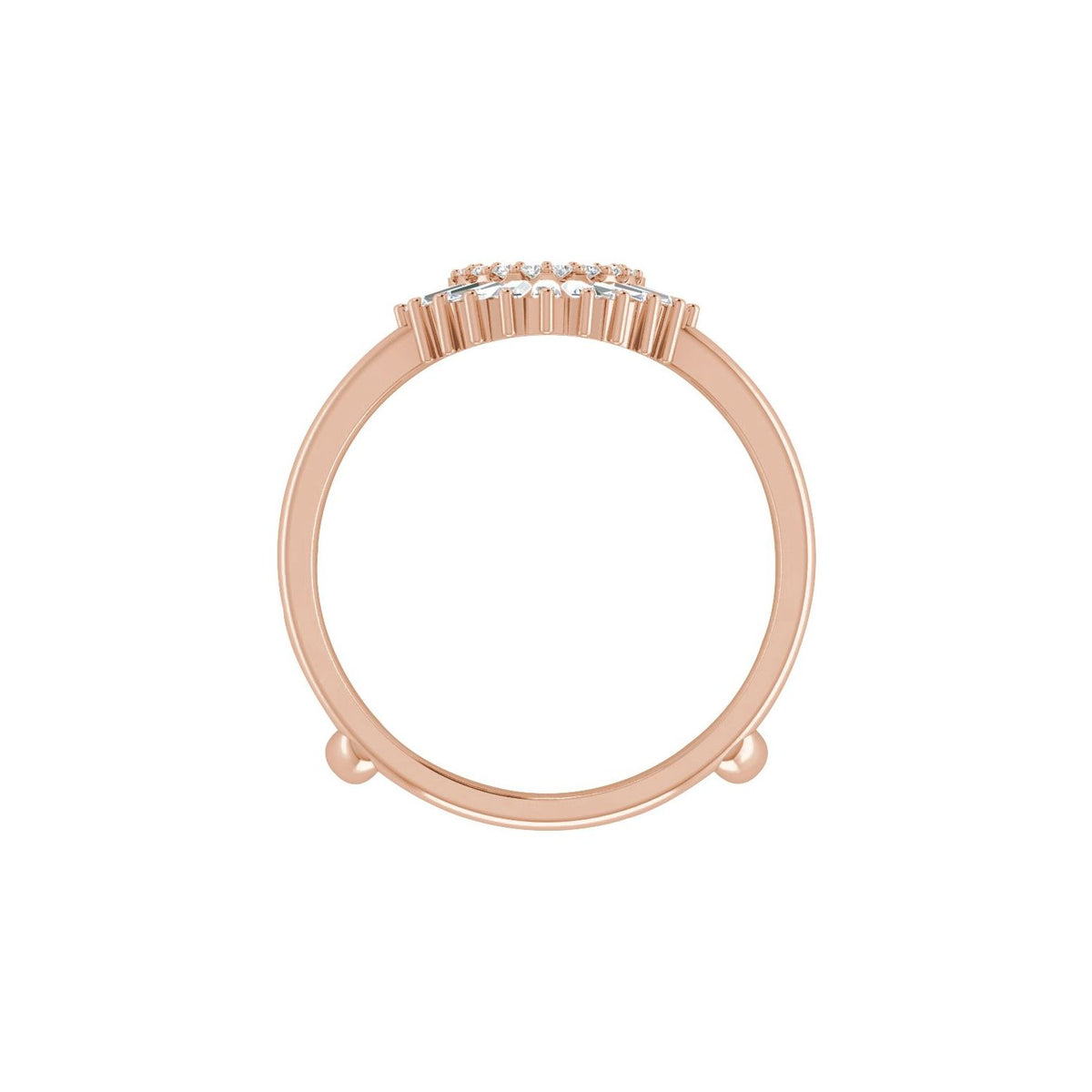 1/2 CTW Natural Diamond Ring Guard, Style 7