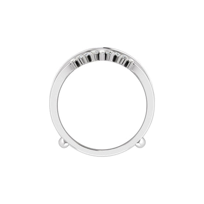 3/8 CTW Natural Diamond Ring Guard, Style 2