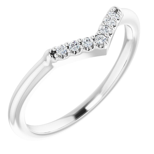 .06 CTW Natural Diamond Matching Band, 4.14 mm