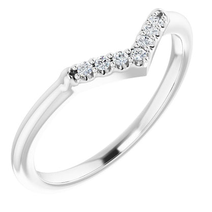 .06 CTW Natural Diamond Matching Band, 4.14 mm