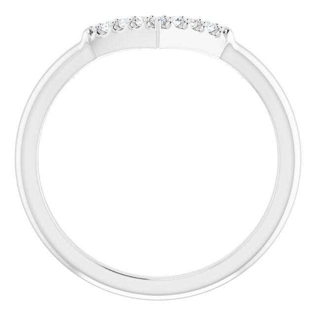 .06 CTW Natural Diamond Matching Band, 4.14 mm