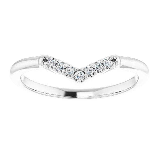 .06 CTW Natural Diamond Matching Band, 4.14 mm