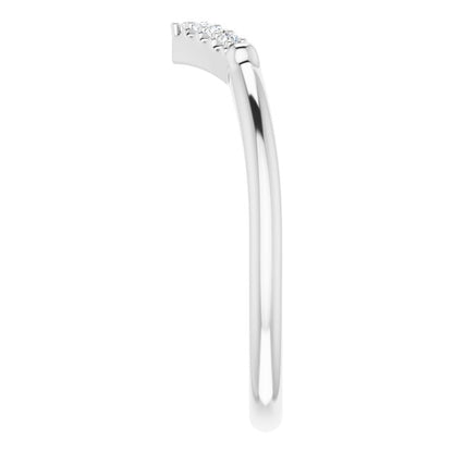 .06 CTW Natural Diamond Matching Band, 4.14 mm