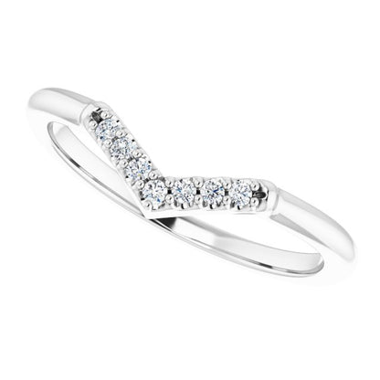 .06 CTW Natural Diamond Matching Band, 4.14 mm