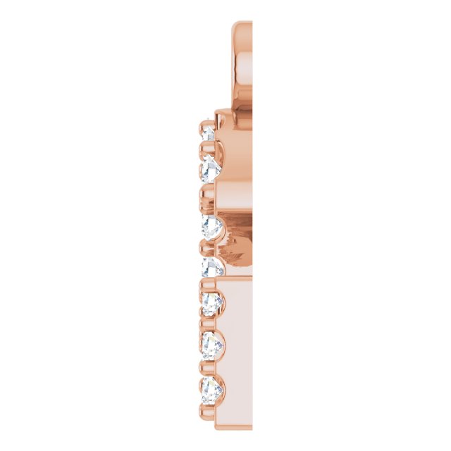 .06 CTW Natural Diamond Initial Dangle