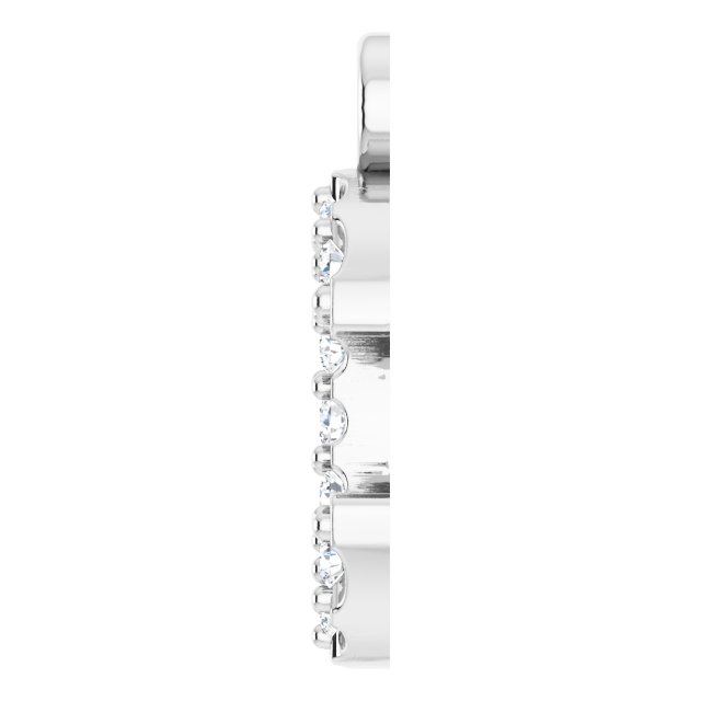 .05 CTW Lab-Grown Diamond Initial Dangle