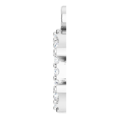 .05 CTW Lab-Grown Diamond Initial Dangle